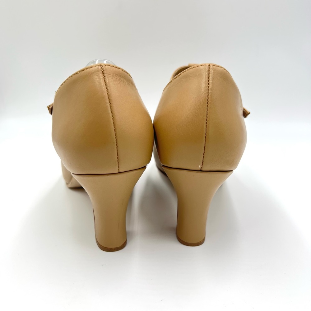 Bloch Women's‎ S0385L Chord T-Bar Strap 3" Caramel Tan Leather Dance Shoes 11.5 - Picture 7 of 14